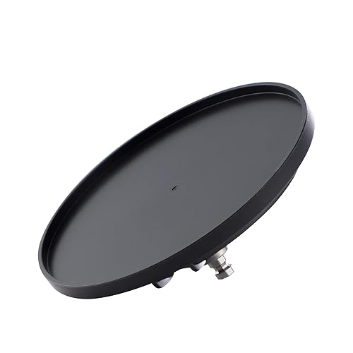 5” Universal Dildo Holder for KlicLok System Sex Machines, Oversize Suction Cup with Rubber Rings for Irregular Flat Base Dildo - Black - 5 inches