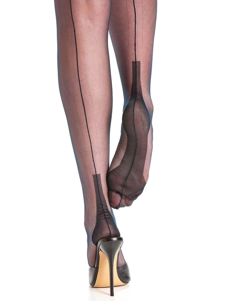 Fully Fashioned Cuban Heel Stockings - Classic Colours