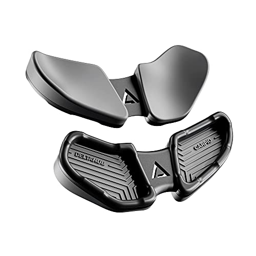 DELTAHUB Carpio 2.0 - Right-Handed Truly Ergonomic Wrist Rest for Mouse, Carpal Tunnel Support, Pain Relief, Anti-Fatigue, Easy Glide, Sleek, Office Computer, Laptop, Gaming - Large, Grey - Right - Grey - Large