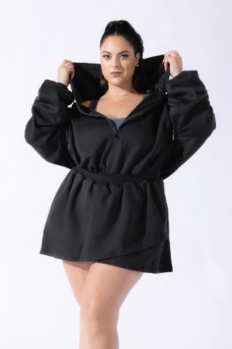 Game Day Dress - Black | 1X/3X