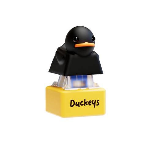 Clickey | Single Key Fidget Toy - Black