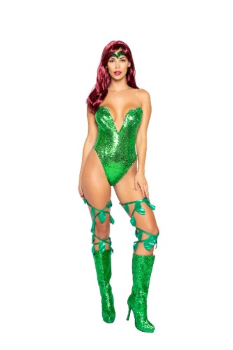 2pc Poison Ivy Costume - Small / Green