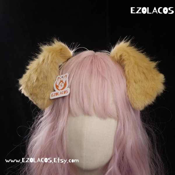 Handmade Golden Retriever Dog Ears & Tail