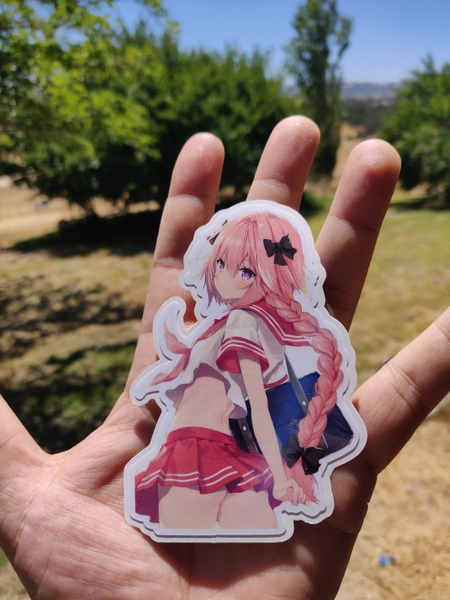 Astolfo Vinyl Sticker Fate Grand Order | Anime Stickers | Laptop Stickers | Fridge Magnets | Waterbottle Stickers