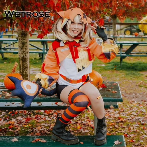 [Wetrose] In Stock Hololive EN Justice New Member Gigi Murin Cosplay Costume Full Set