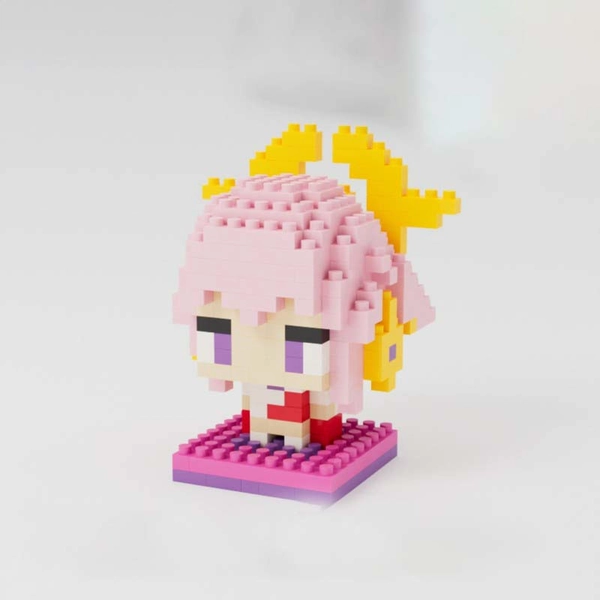 Chibi Genshin Impact Figure DIY Building Blocks Genshin Impact Desk Decor - Yae Miko
