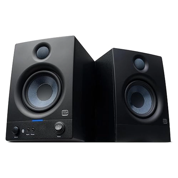 PreSonus Eris 4.5BT Bluetooth Studio Monitors, Pair — 4.5" Powered, Active Monitor Speakers for Near Field Music Production, Audio Mixing & Recording