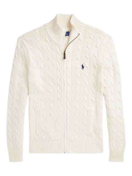 Polo Ralph Lauren cable-knit zip-up cardigan | M