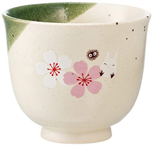 Studio Ghibli - My Neighbor Totoro - Sakura/Cherry Blossom, Skater Traditional Japanese Porcelain Dish Series - Teacup - Teacup