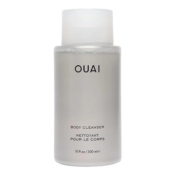 OUAI Body Cleanser, Dean Street - Foaming Body Wash with Jojoba Oil and Rosehip Oil to Hydrate, Nurture, Balance and Soften Skin - Paraben, Phthalate and Sulfate Free Skin Care Products - 10 Oz