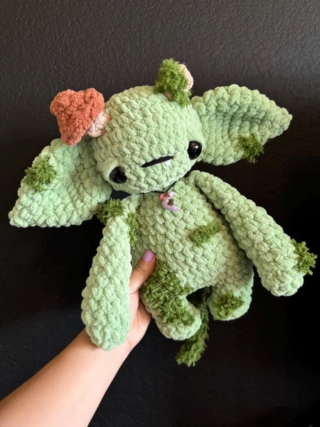 Gorbz the Baby Forest Troll Crochet Pattern
