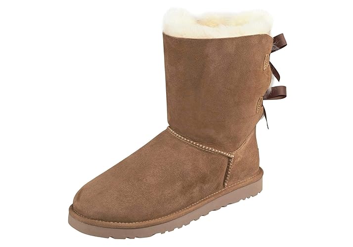 UGG Women's Bailey Bow Boot - 8 - Chestnut