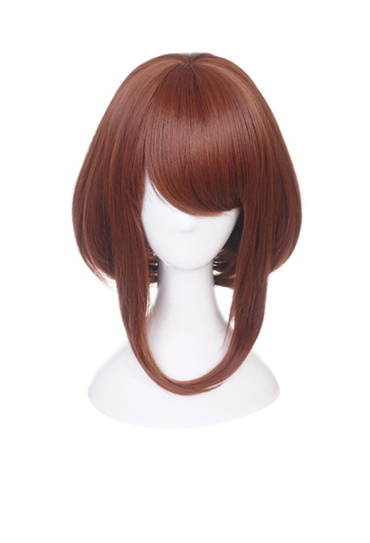 My Hero Academia Ochako Uraraka Maroon Cosplay Wig