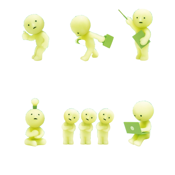 Smiski: Glow In The Dark Mini Figure: At Work (1 Pcs)
