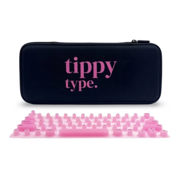 tippy type Keyboard Cover Compatible with Mac - Cotton Candy Pink: Flexible Silicone Design