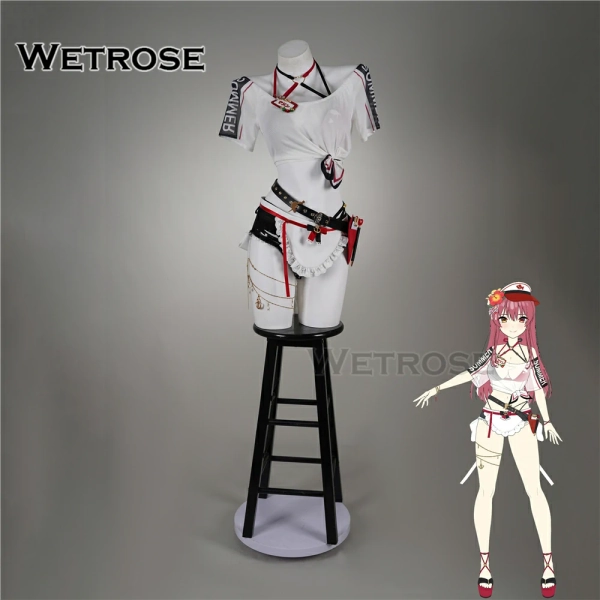 [Pre-Order] Wetrose Hololive Vtuber Houshou Marine Summer holonatsu Paradise Swimsuit Racing Outfit Cosplay Costume