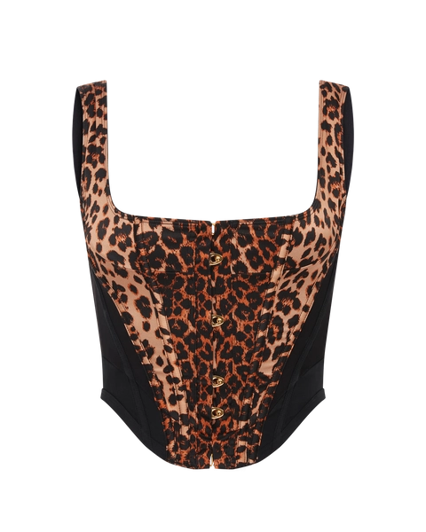 Agent Provocateur; the Zena Corset in Leopard
