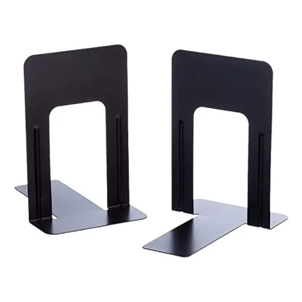
                            5 Star Office Book Ends Metal Heavy-duty 229mm Black (Pack 2)
                        