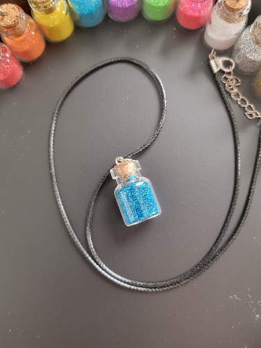 Fairy Dust Necklace - Sapphire Blue