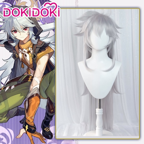 【Ready for ship】DokiDoki Game Genshin Impact Cosplay Razor Cosplay Wig Men | Razor