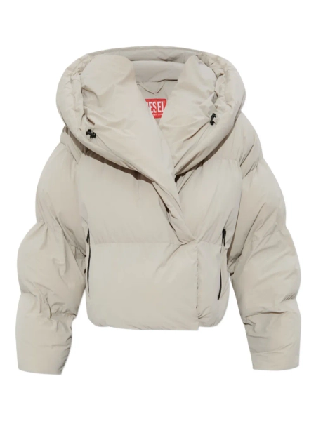 Diesel W-Iley-T1 wrap hooded puffer jacket | 38