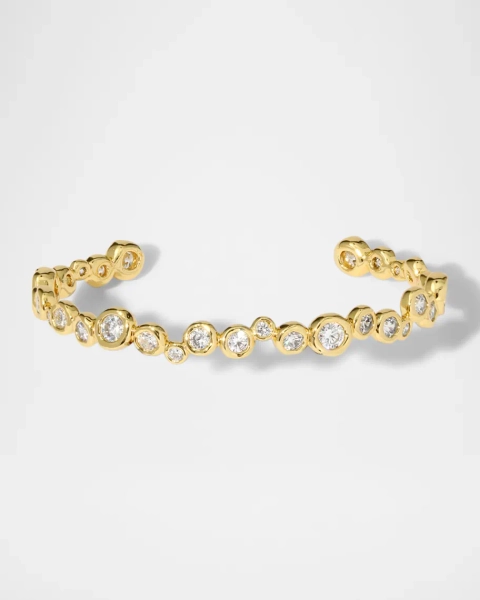 Asterales Gold CZ Skinny Cuff