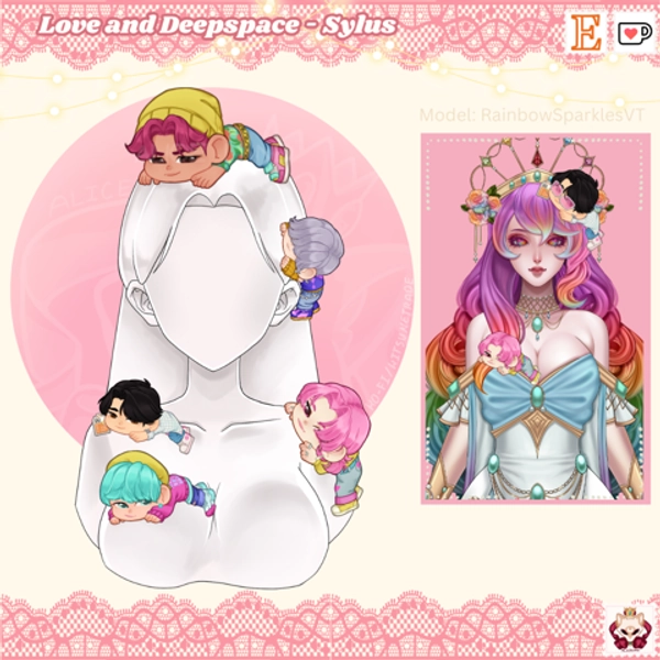 Accessory Asset - KPOP Demon Hunters - Resting Chibi - VTuber