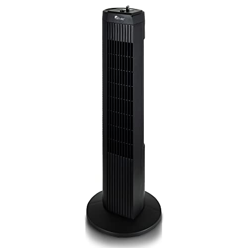 Senville SENFZ10-19M Oscillating Tower Fan 27", 3 Speed, 60° Oscillation, Compact