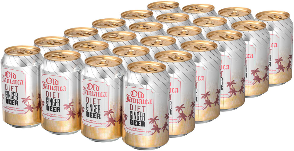 Old Jamaica Diet Ginger Beer 24-PACK