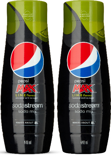 Sodastream Pepsi Max Lime 440 ml syrup, 2-PACK 14,90
