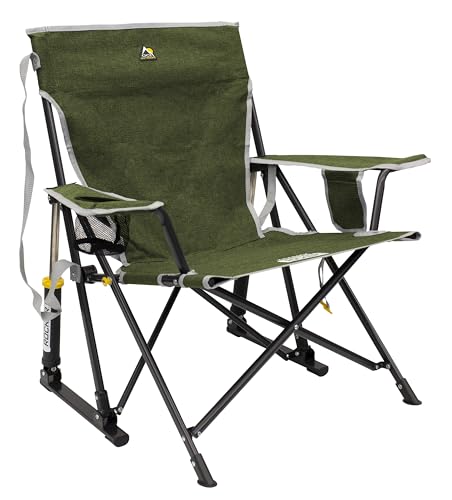 GCI Outdoor Rocker Camping Chair - Kickback Rocker - Loden Green