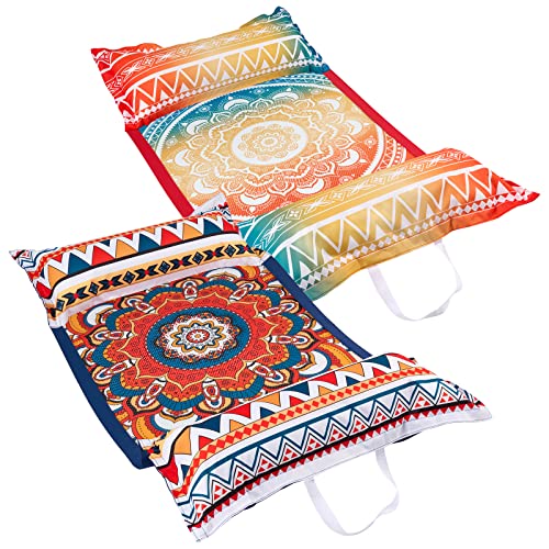 2 Pack Swimming Pool Hammock - Inflatable Pool Floats for Adults Portable Swimming Rafts Multi-Purpose Floating Hammock Water Lounge Chair Drifter for Beach Party - BOHO