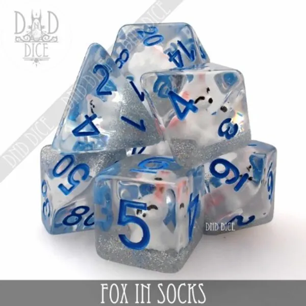 Fuchs in Socken Tier Würfel Set  Dungeons &Dragons  | Etsy