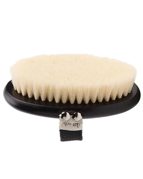 Kitsch Dry Brushing Body Brush & Exfoliating Body Scrubber, Lymphatic Drainage Massager with Soft Vegan Bristle for Sensitive Skin, Gentle Back Scrubber & Dry Brush Body Care Exfoliator