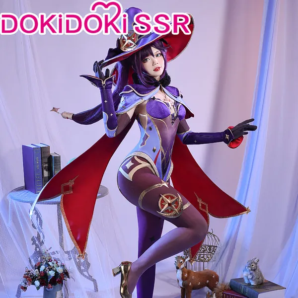 【Size S-XXL】DokiDoki-SSR Game Genshin Impact Cosplay Mona Cosplay costume Women