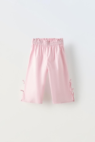 SIDE VENT BOW PANTS