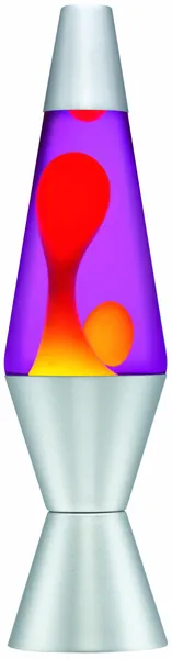 Lava Lamp Classic Lava Lamp, 14.5-inch, Purple/ Yellow