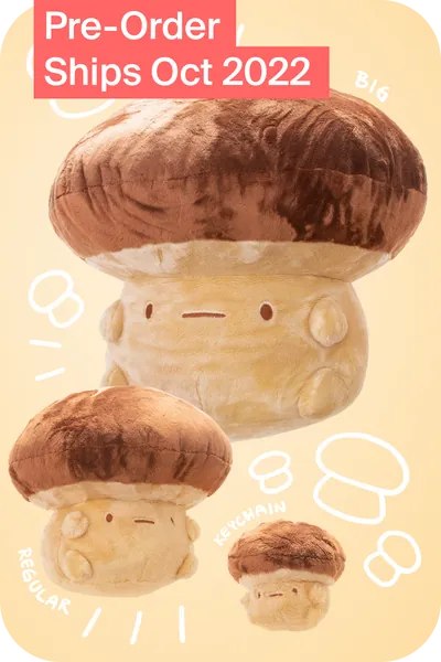 Gus the Shiitake Mushroom | Big 18"