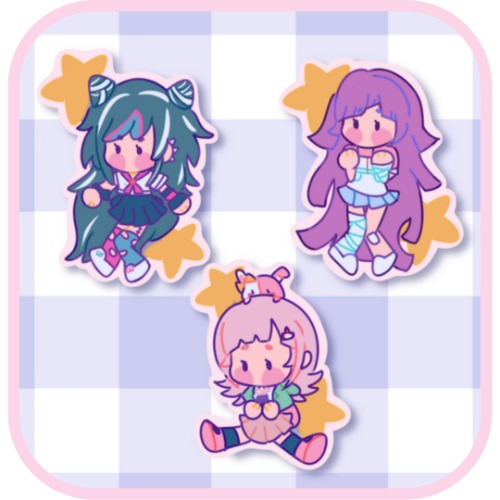 danganronpa stickers - Chiaki