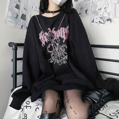 Bad Girl Pastel Goth Sweater - L