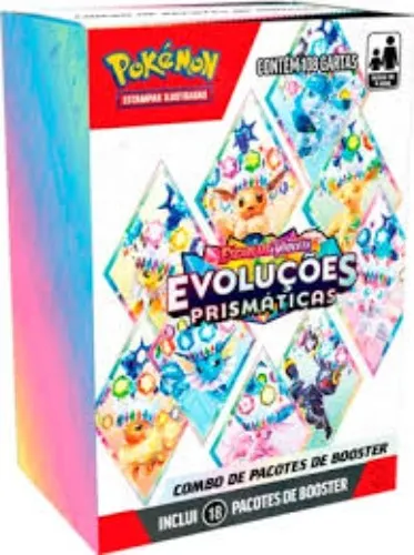 Cartas Pokémon TCG - Evoluções Prismáticas