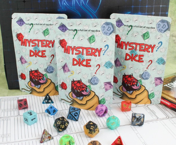 Mystery DnD Dice, over 100 unique sets! | Full Set Mystery Bag / 1x Pack