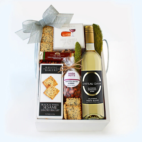 Alcohol Free Wine & Cheese Gift Box | Default Title