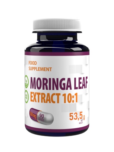 Moringa Leaf 5.000 mg equivalent (500 mg van 10:1 extract) 90 veganistische capsules, 3rd Party Lab getest, High Stregth Supplement