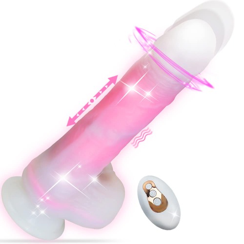 Pink Jelly Dildo Vibrator