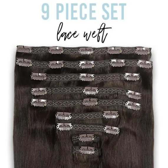 20 Inch - Clip-In Hair Extensions - Dark Chocolate #2