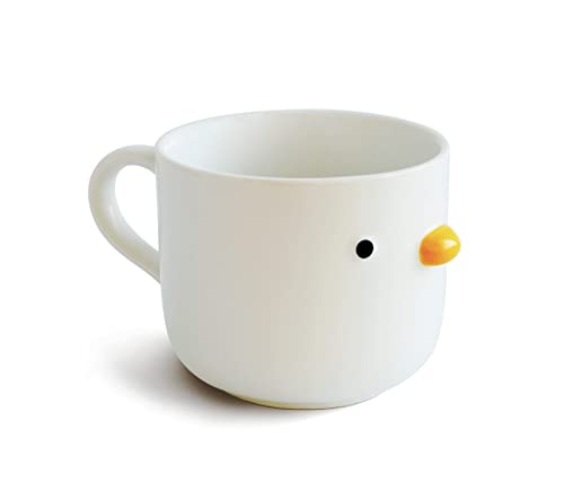 TULANDOT Sweet Chick Tasse à Café Amusante Créative: Mug en Céramique pour Cappuccino avec un Petit Poussin Adorable - Idéale pour Offrir en Cadeau ou Pour se Faire Plaisir! (Tasse à Pro)