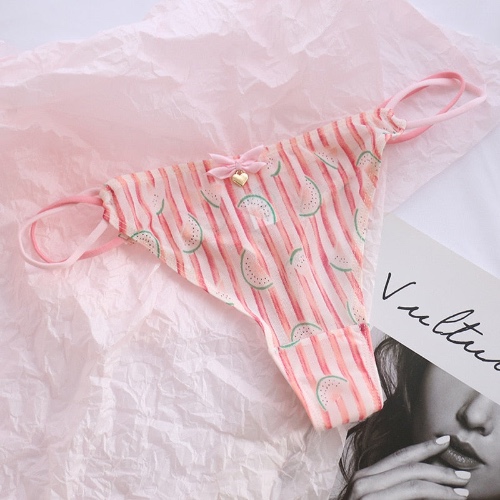 Classic Mesh Thongs - watermelon