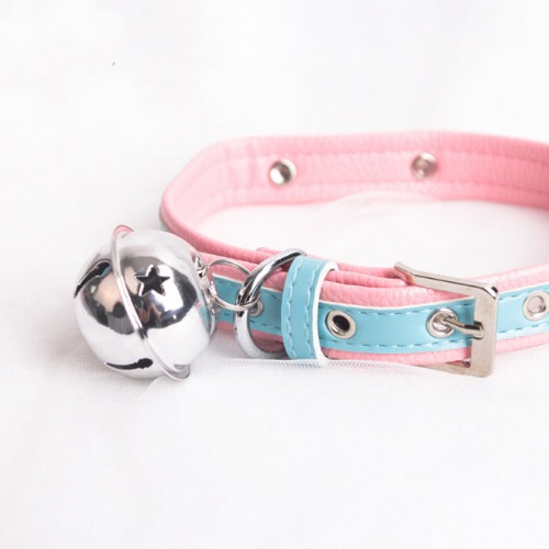 Candy Bell Leash - Collar Only (Silver Bell)