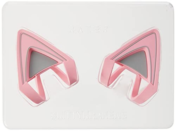 Razer Kitty Ears - Kitty Ears for All Razer Kraken Headsets (Engineered to Fit Your Razer Kraken, Adjustable, Waterproof) Quartz Pink - Kitty Ears - Quartz Pink